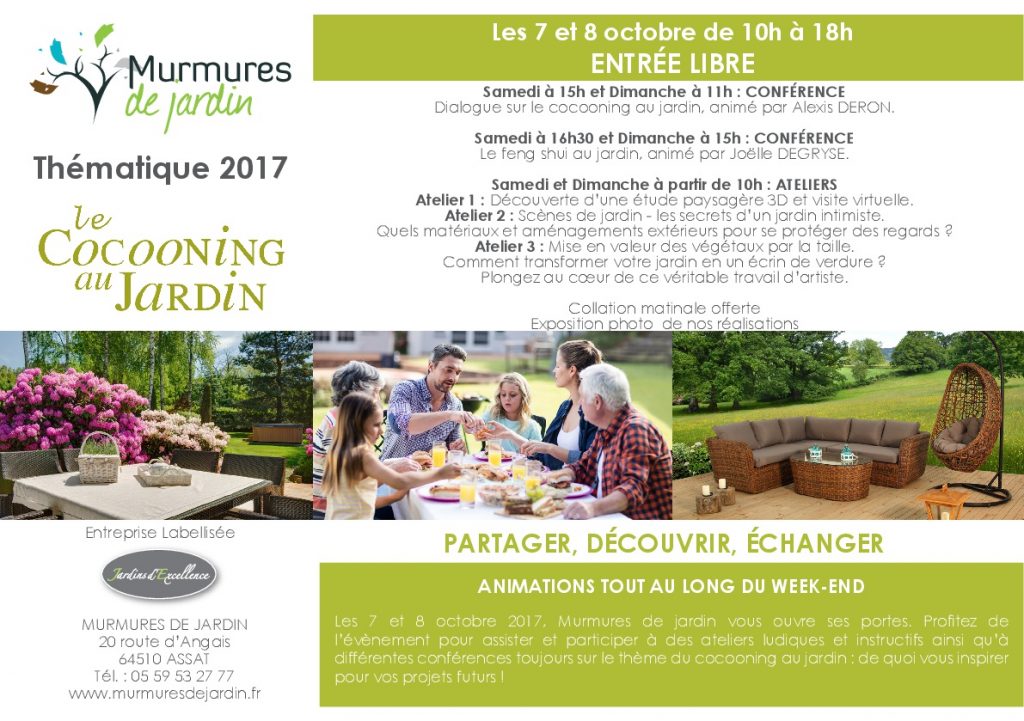 invitation le cocooning au jardin