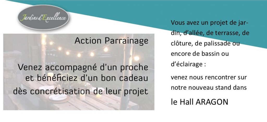 Action parrainage : venez accompagné et bénéficiez d'un bon cadeau