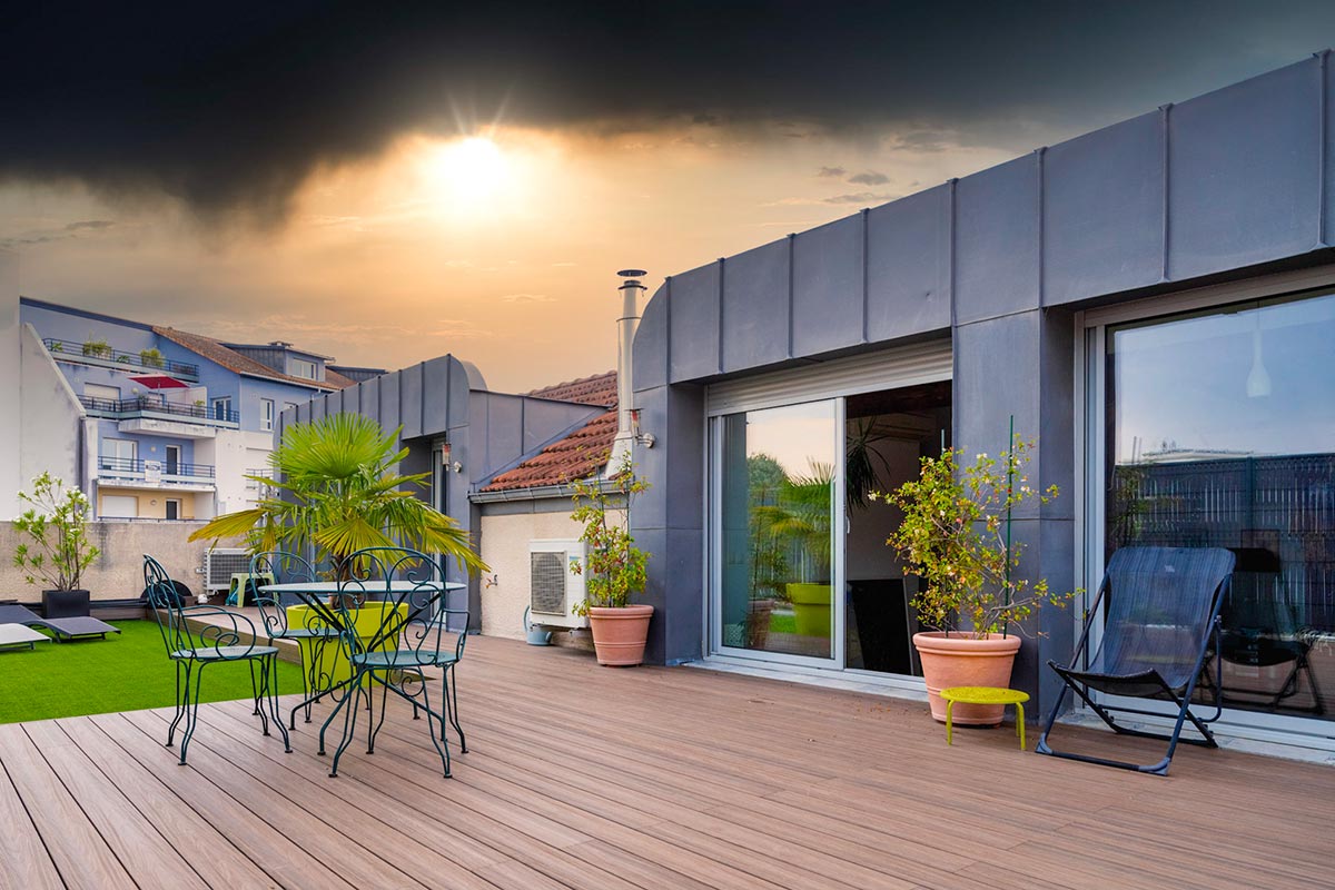 coin-terrasse paysagère à Pau