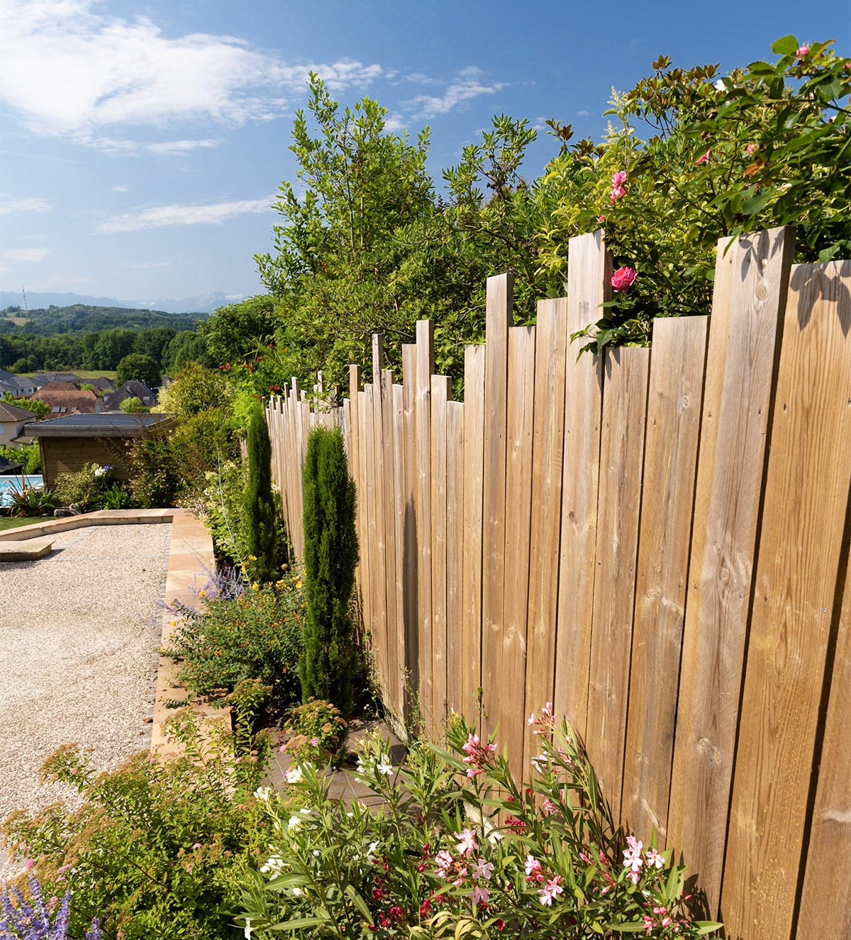 Clôture et portail - Nos savoir-faire - Murmures de Jardin