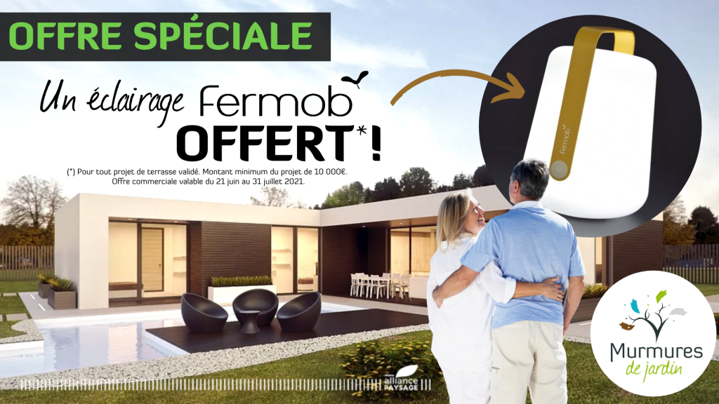 offre spéciale un éclairage Fermob offert